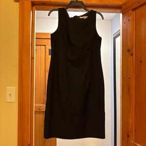 Nine‎ West Black midi dress with a flattering fit size 10